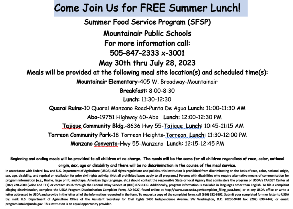 Live Feed Mountainair Public Schools