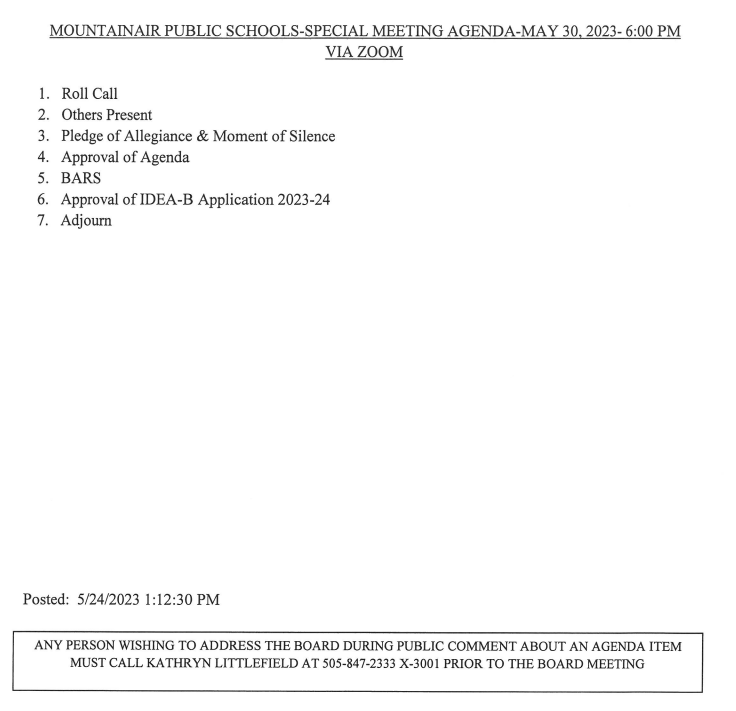 Live Feed Mountainair Public Schools