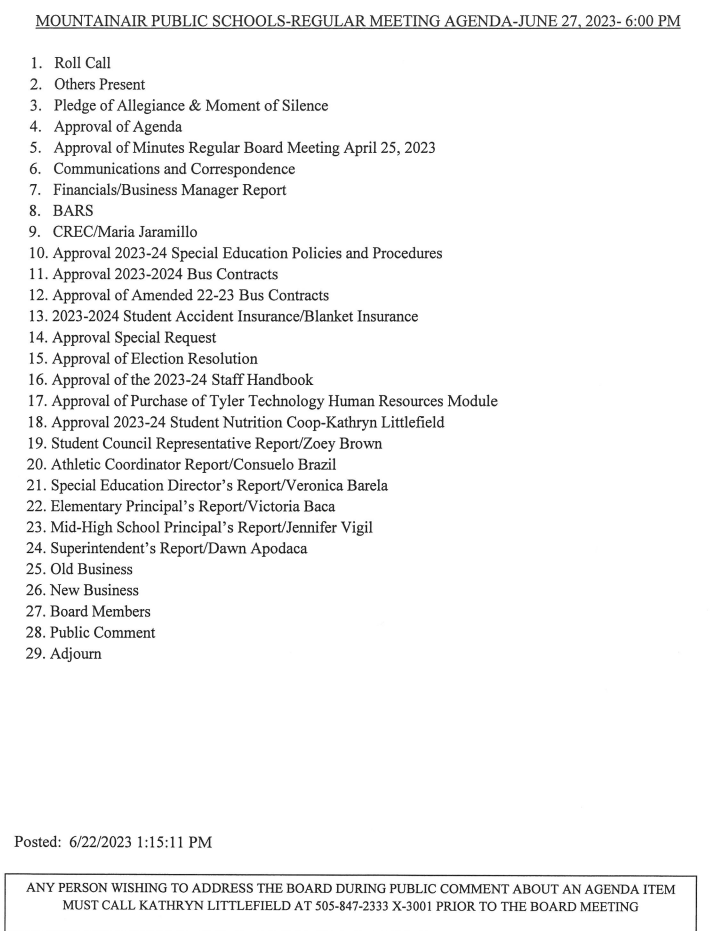 Live Feed Mountainair Public Schools